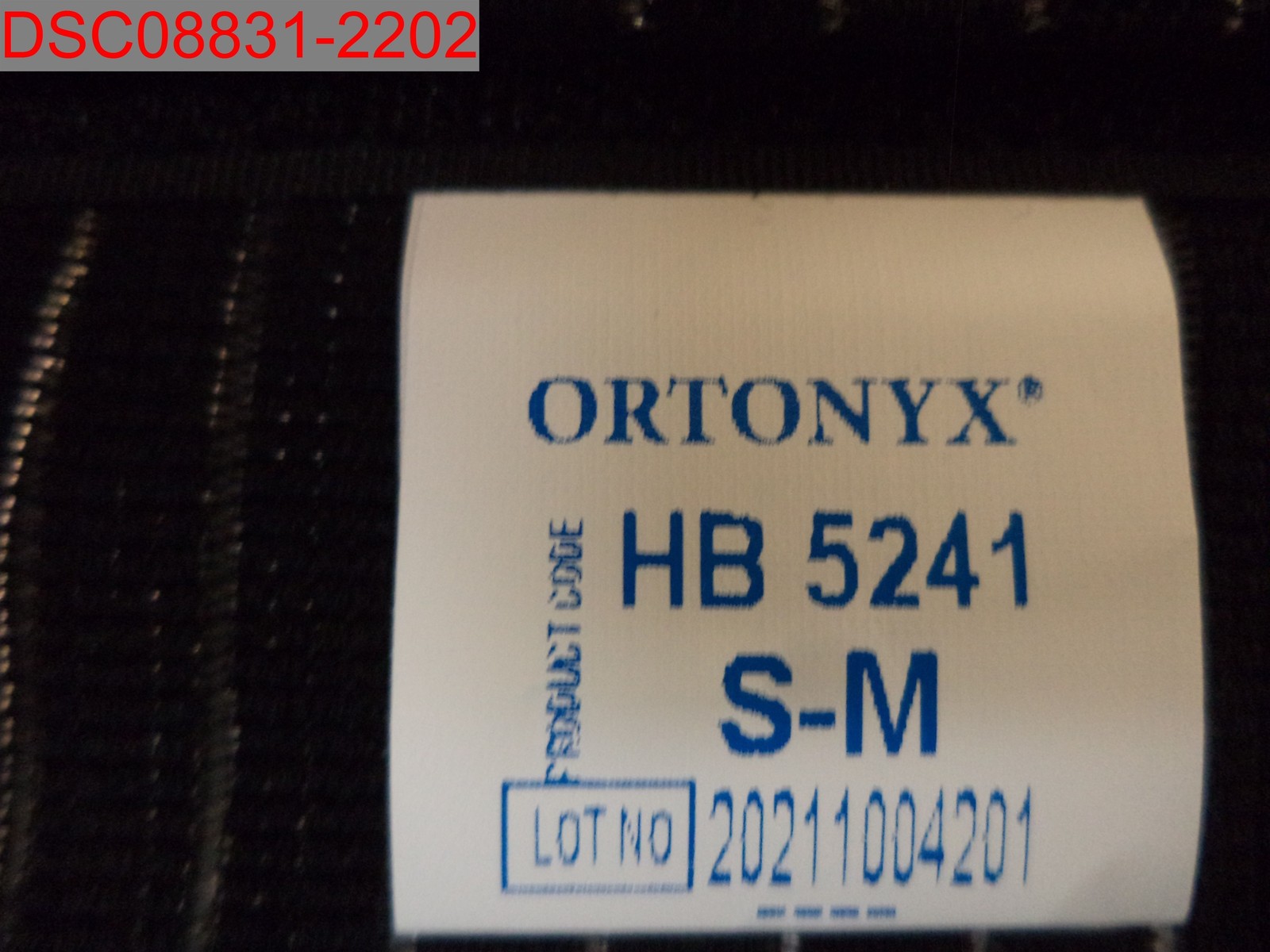 ORTONYX Adult Black Umbilical Hernia Belt, Size S/M 729798454801
