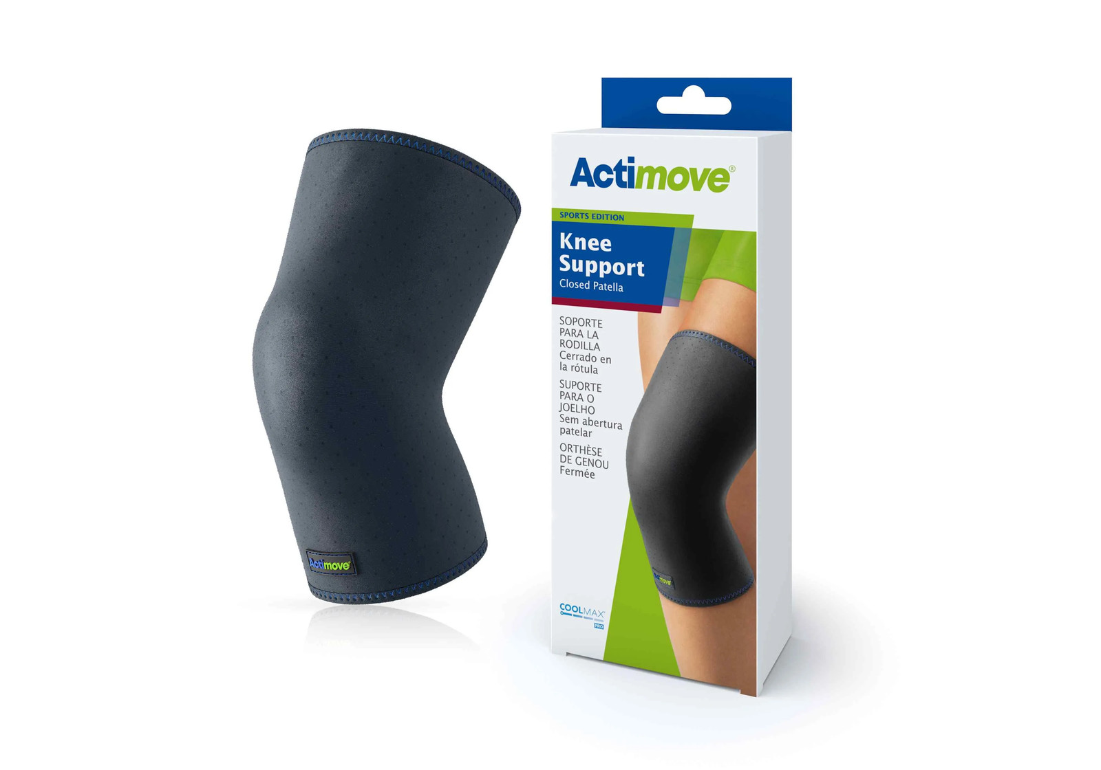 Actimove Sports Edition Knee Support Closed Patella (Navy) X-Large