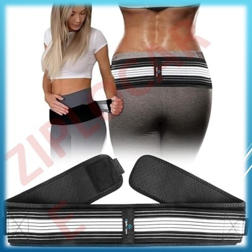 Ziplocare Sacroiliac SI Joint Hip Belt for Men and Women Ventilate Support Brace