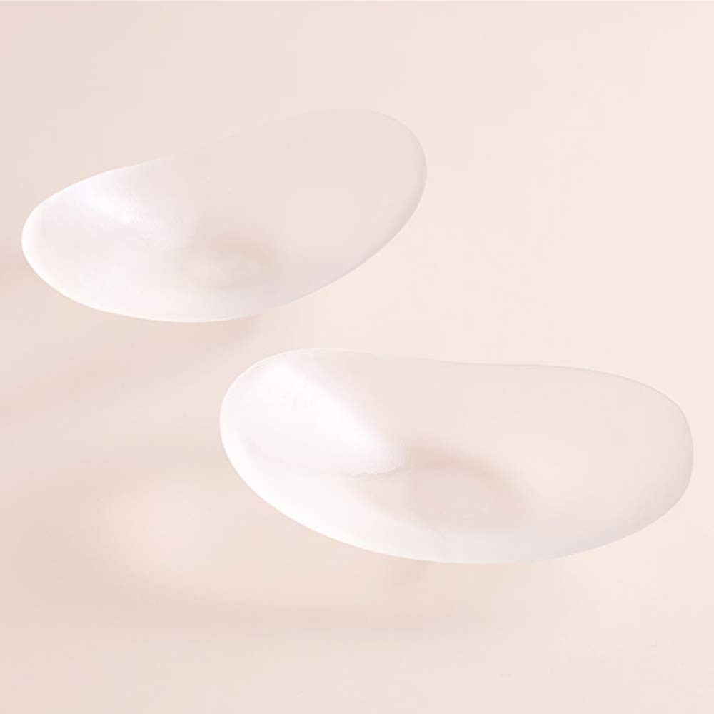 3 Pairs Anti Slip Large Soft Silicone Shoulder Pads Transparent Women Clothes