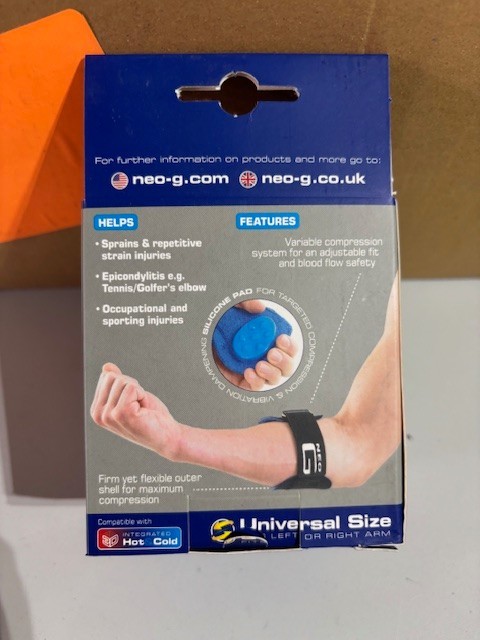 Wholesale Case of 20 NEO G Tennis/Golf Elbow Clasps