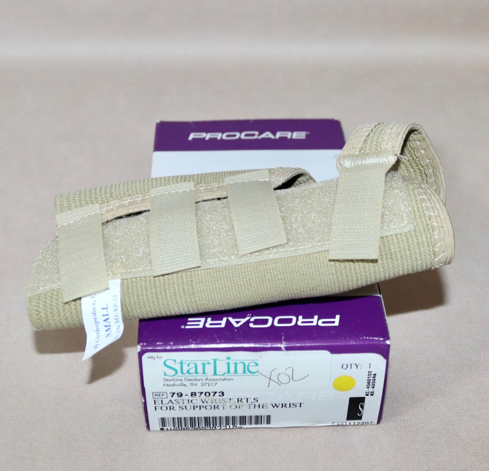 Starline Elastic Wrist Race ~ Adult Right Small ~ Beige #112207 NEW