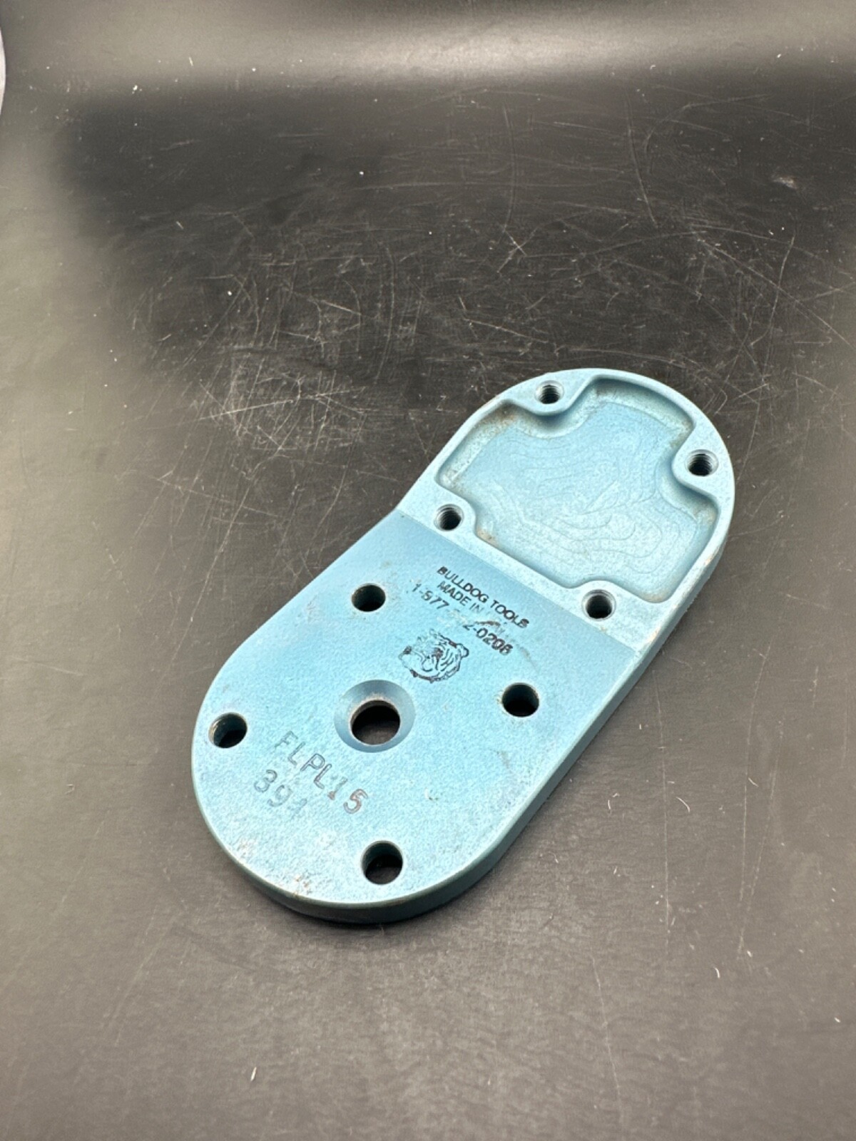 Prosthetic flexion plate component adapter part 15 degree flexion plate