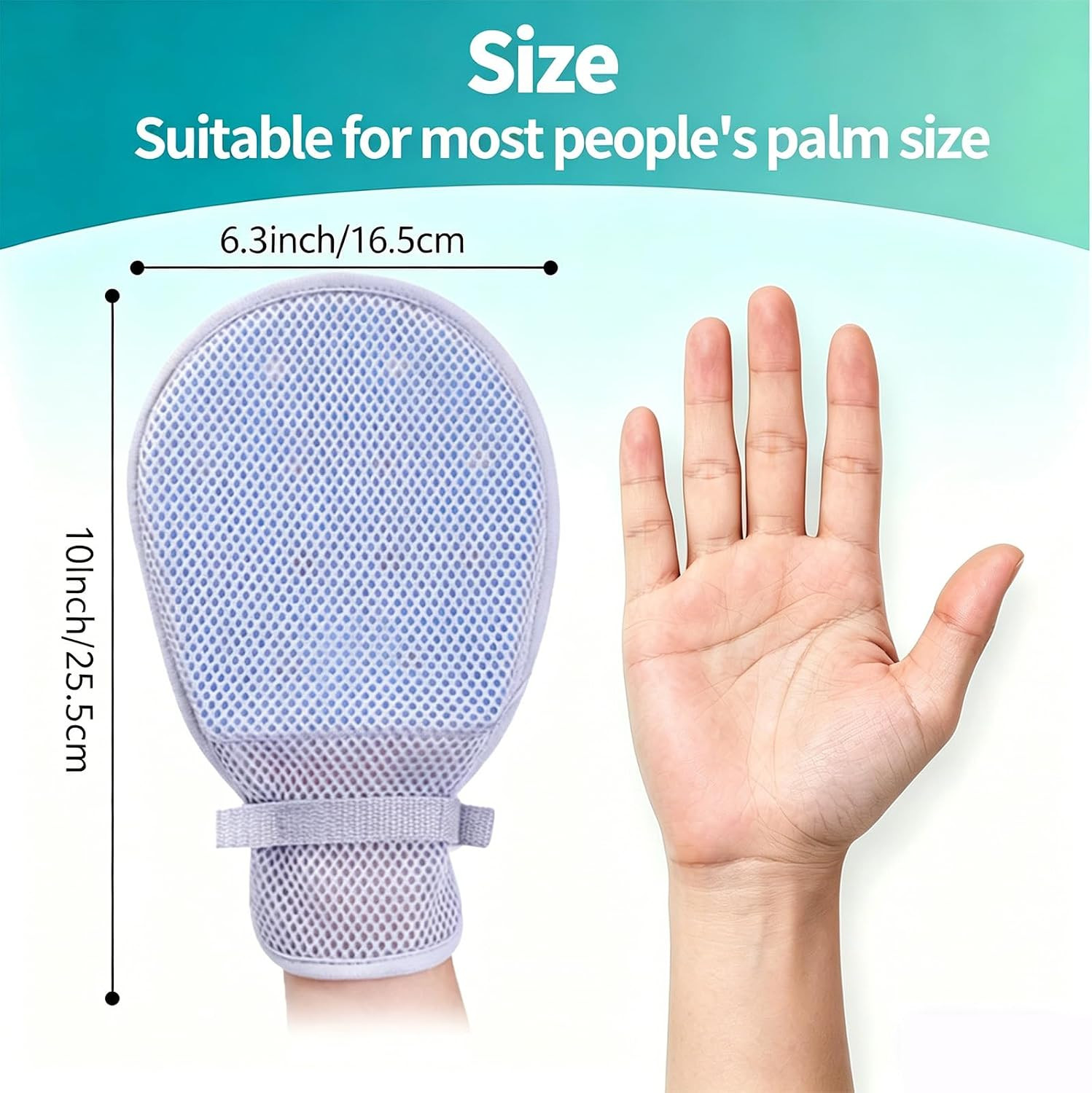 Anti Scratch Protective Mittens for Adults – Breathable Mesh Hand Guards with…
