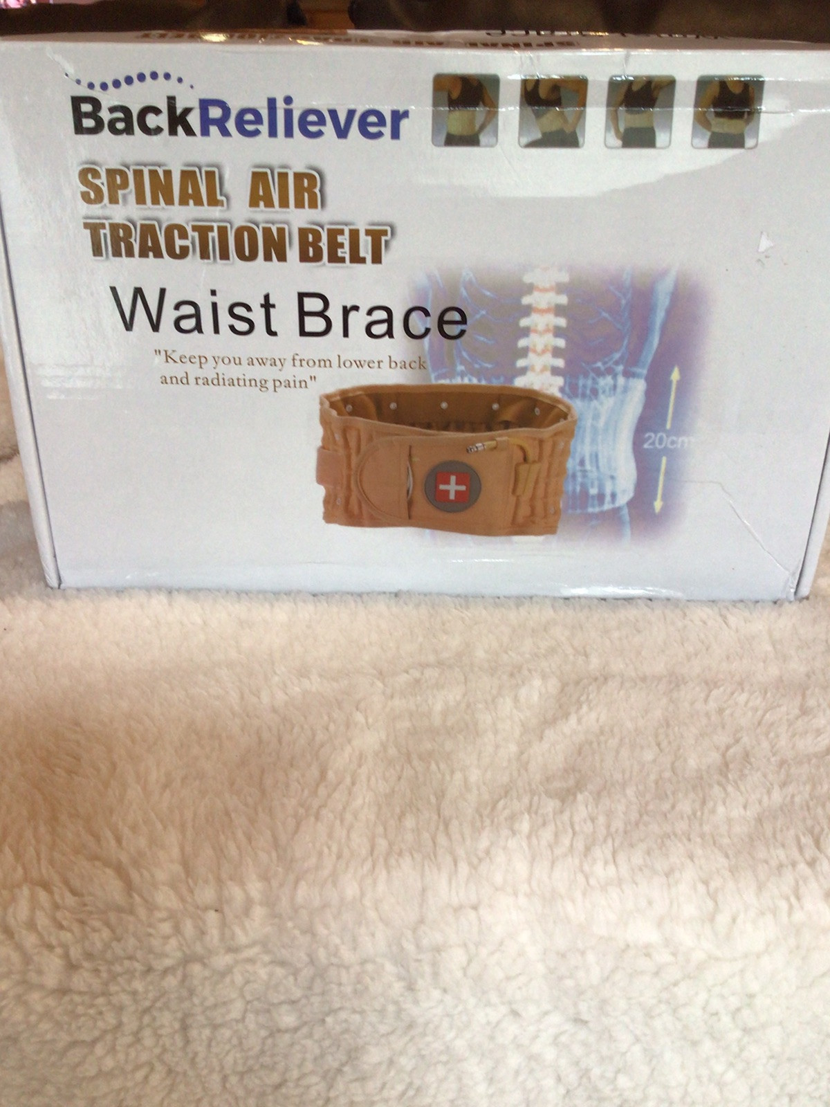 Spinal Air Traction Belt – Waist Brace For Lower Back Pain Relief & Support