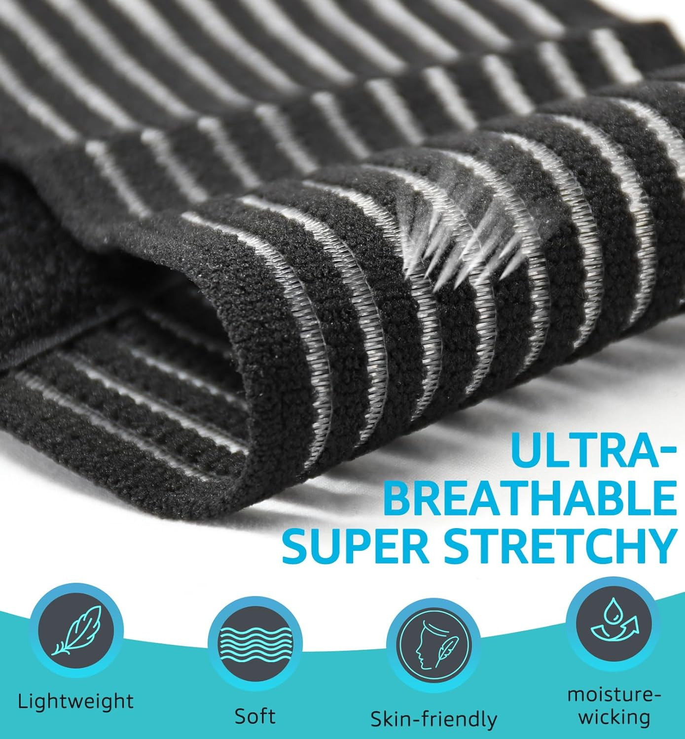 Compression Wrist Bands (2 PCS), High-Elastic Straps Wrist Wraps Wrist Brace …