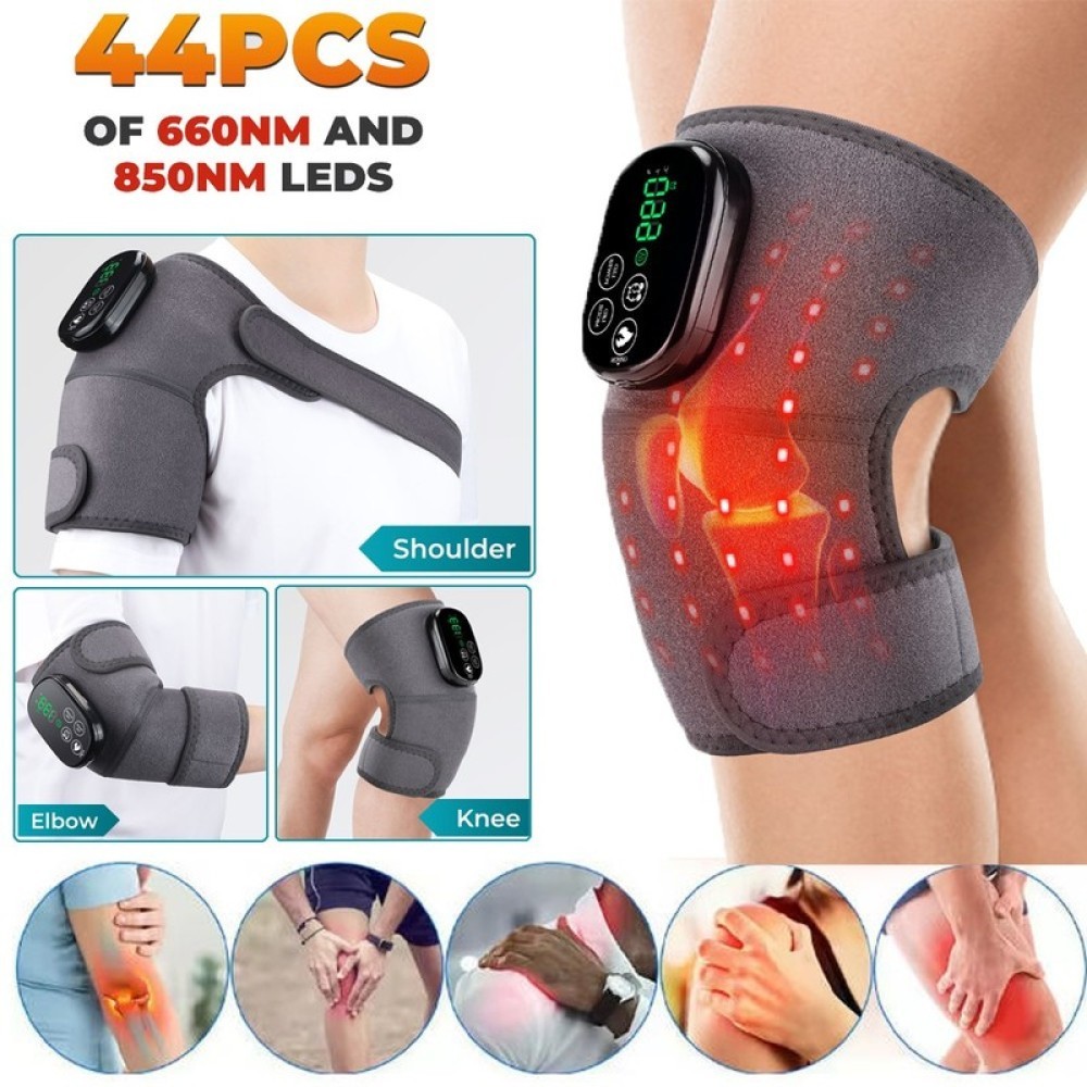 660&850nm Red Light Knee Massager 3in1 Shoulder Knee Elbow Heating Massage Brace