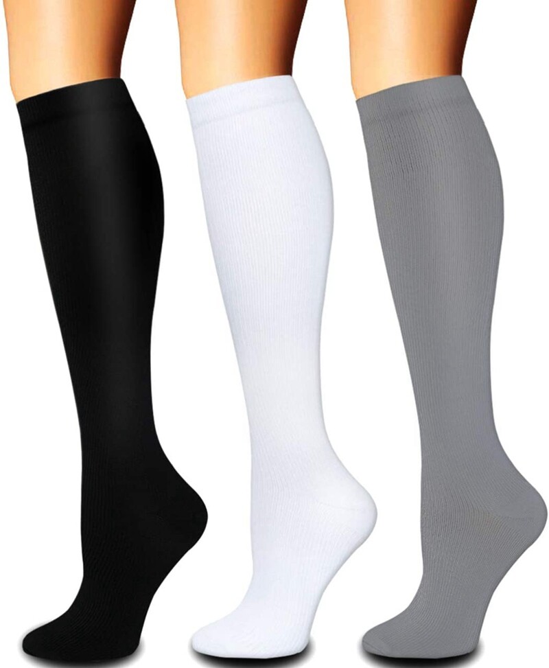 Compression socks 20-30 mm mercury support compression calf men’s women’s S-XL