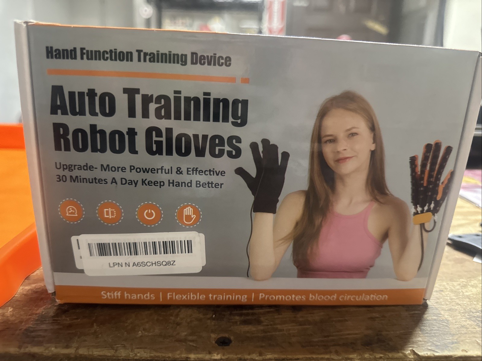 Hand Function Stroke Rehabilitation Robot Gloves Training Device (Left Hand – L)