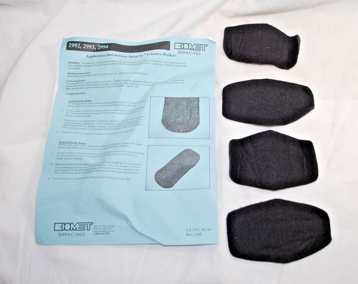 Biomet Bracing Tall Integrity Fracture Walker Boot Brace Size Medium M5054