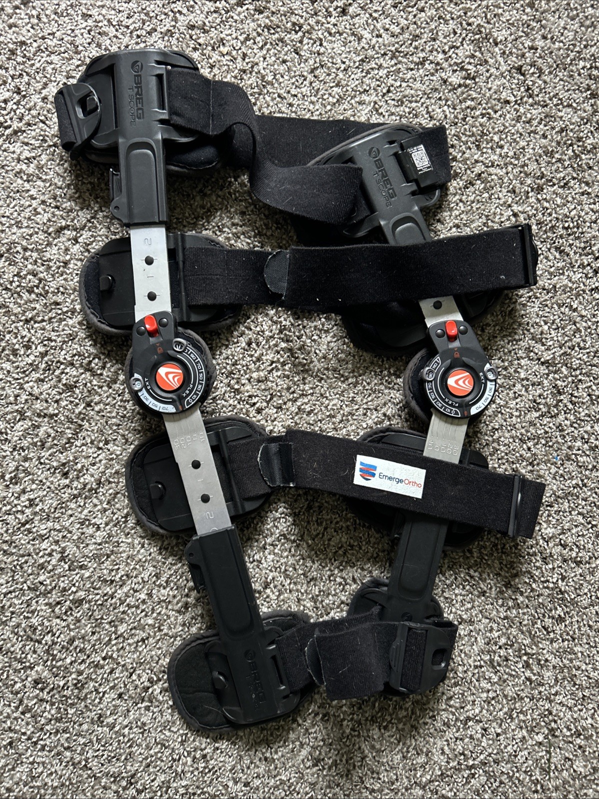 Breg T-Scope Premier Post Op Knee Brace – Black (08814)