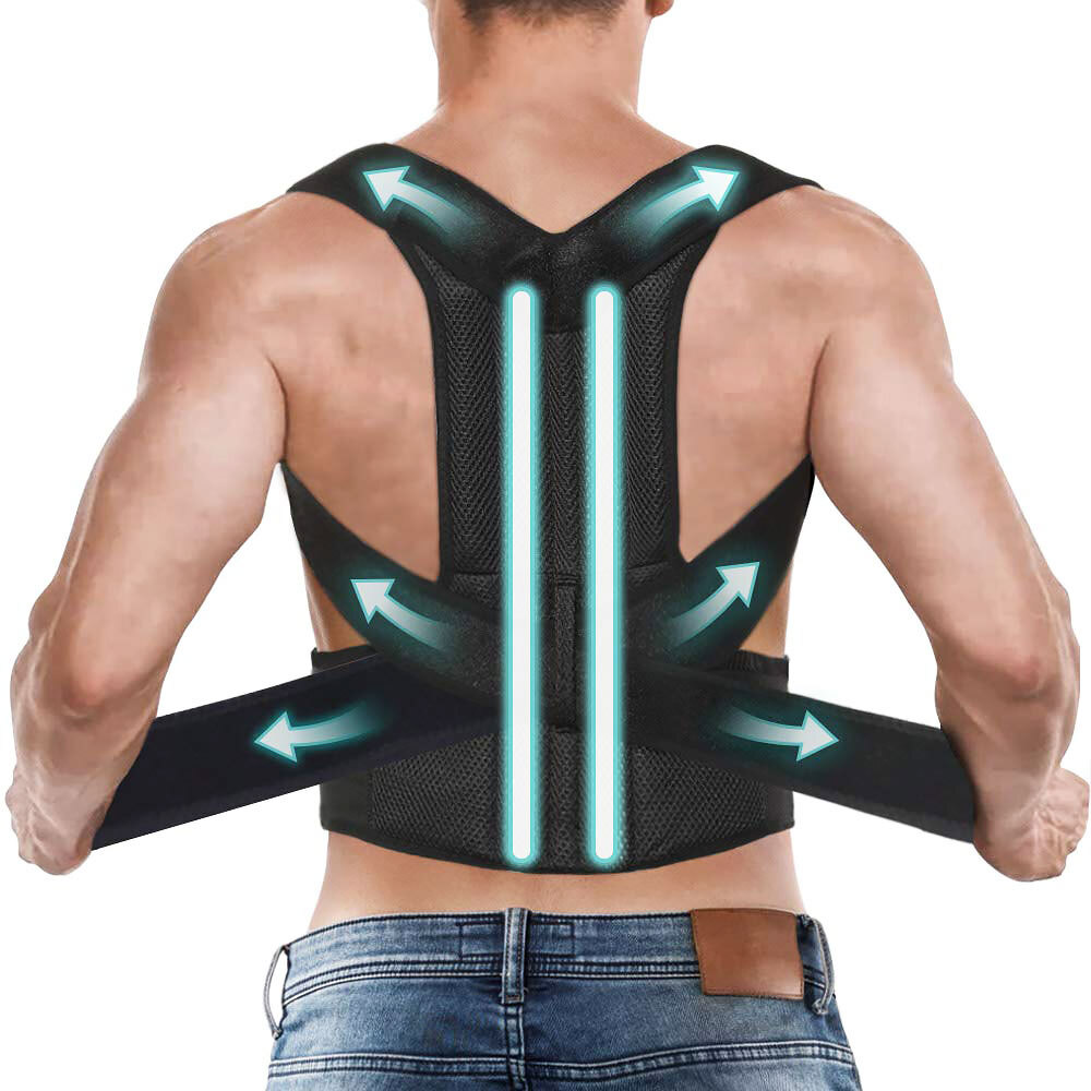 Back Posture Corrector Belt Men Women Straightener Brace Support Orthopedic Vest