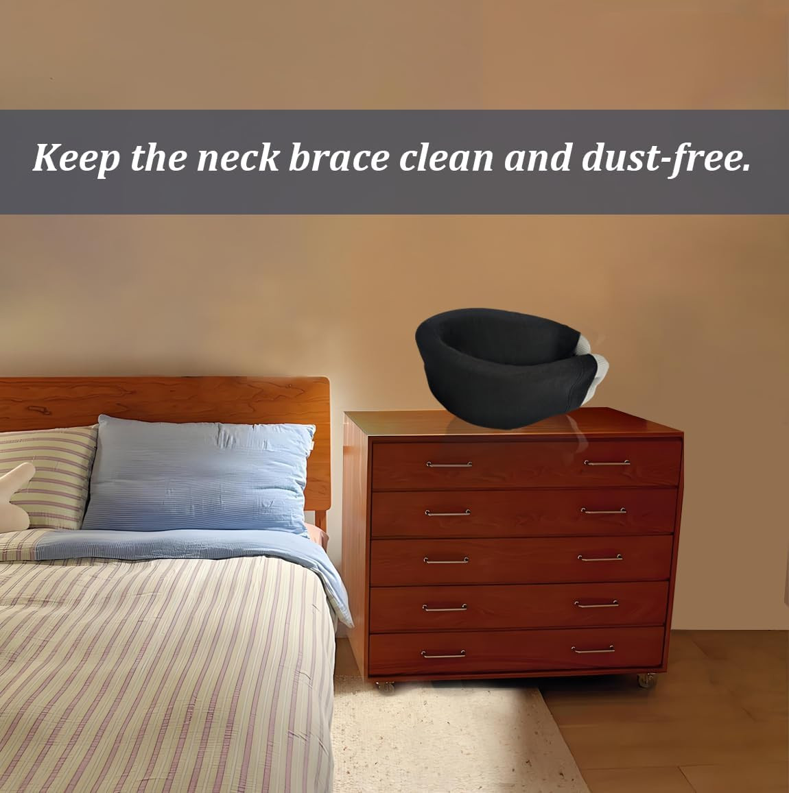 4 Pack Cervical Collar Dust Sleeve, Soft & Elastic Neck Brace Covers,