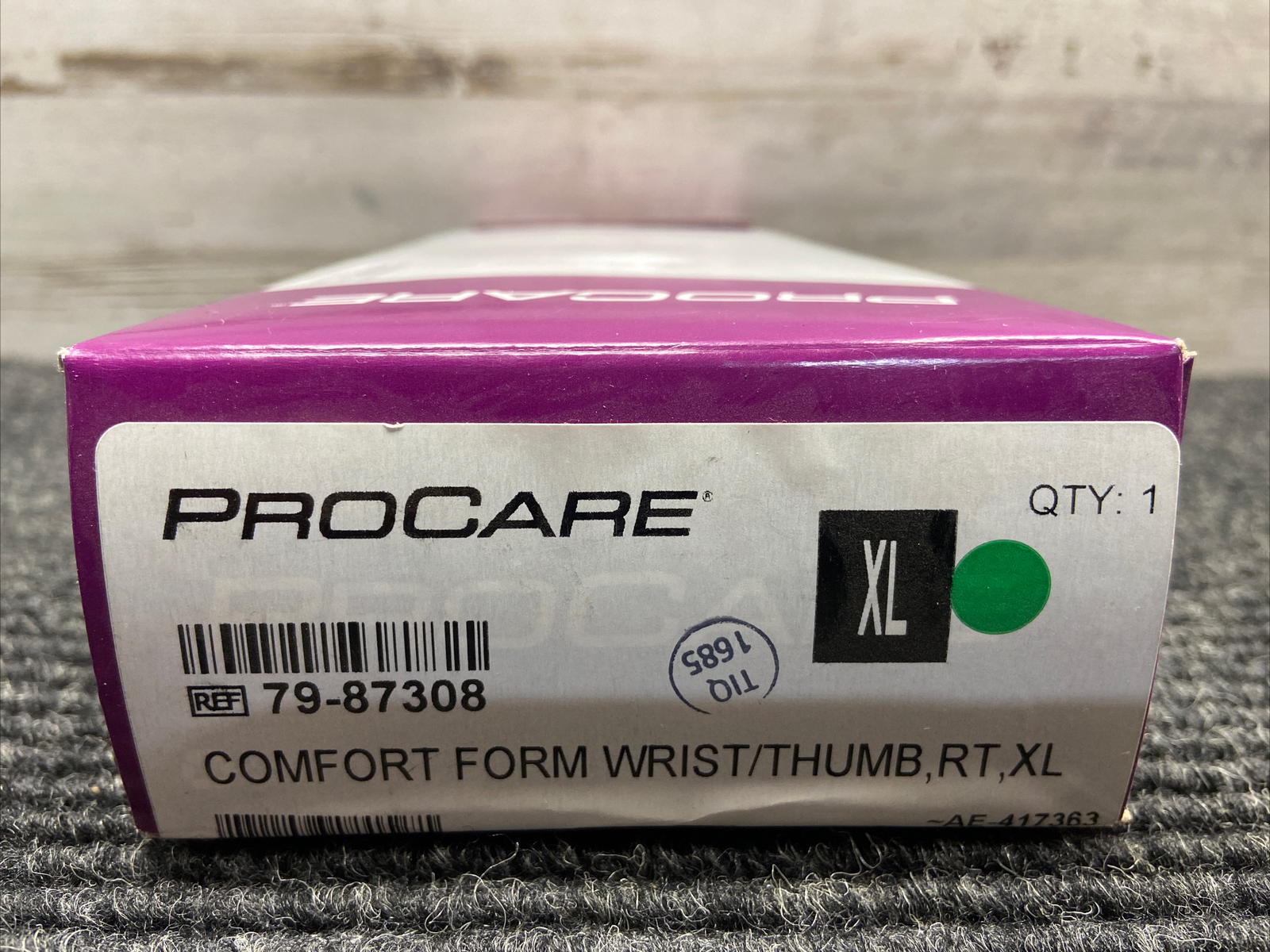 Procare 79-87308 Comfort Form Wrist/Thumb, Right, XL – 1 Each