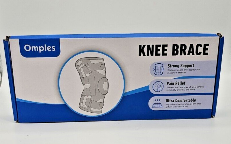 Omples Hinged Knee Brace Size L Black