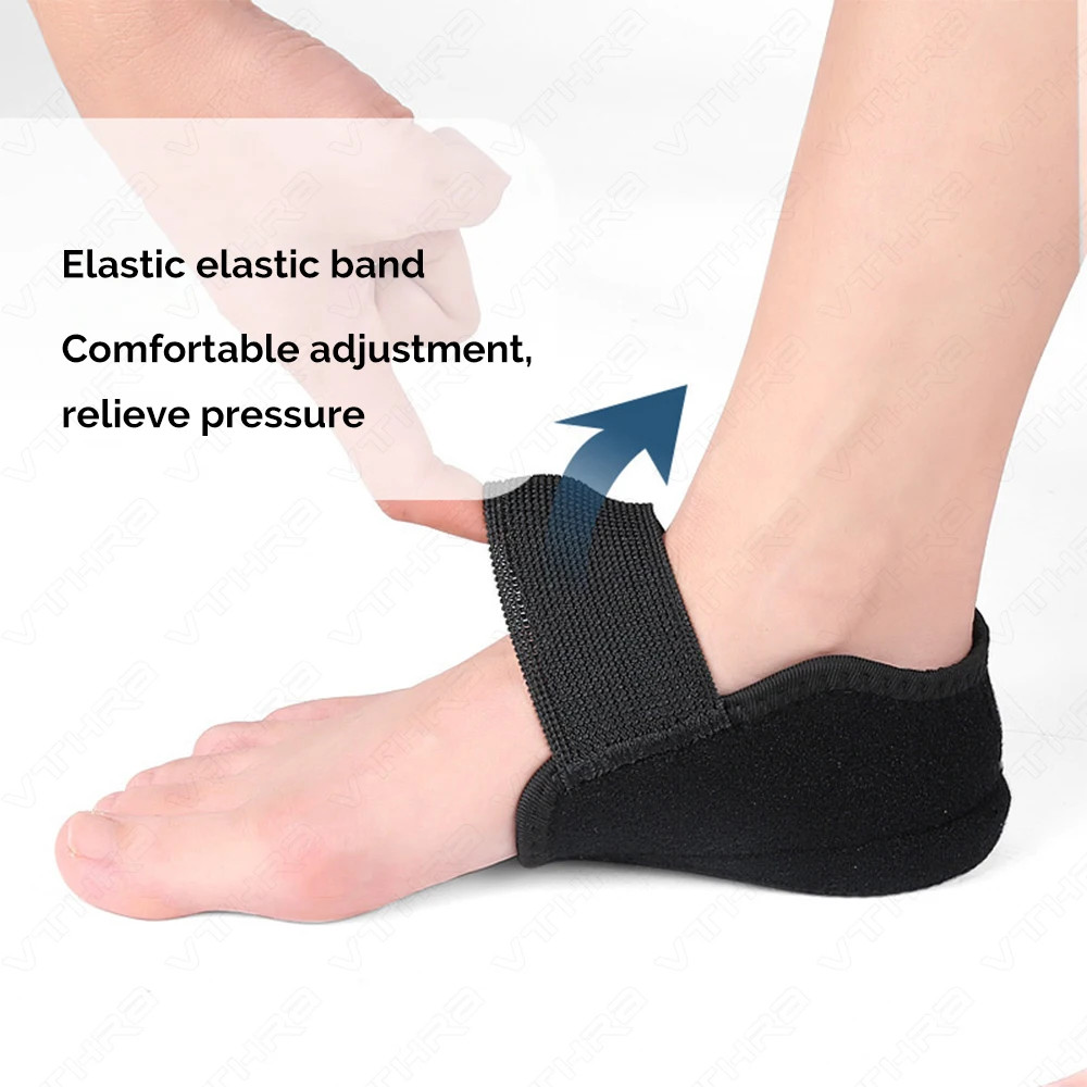 Silicone Height Increase Insole For Shoes Men Women Adjustable Elastic Bandage 1