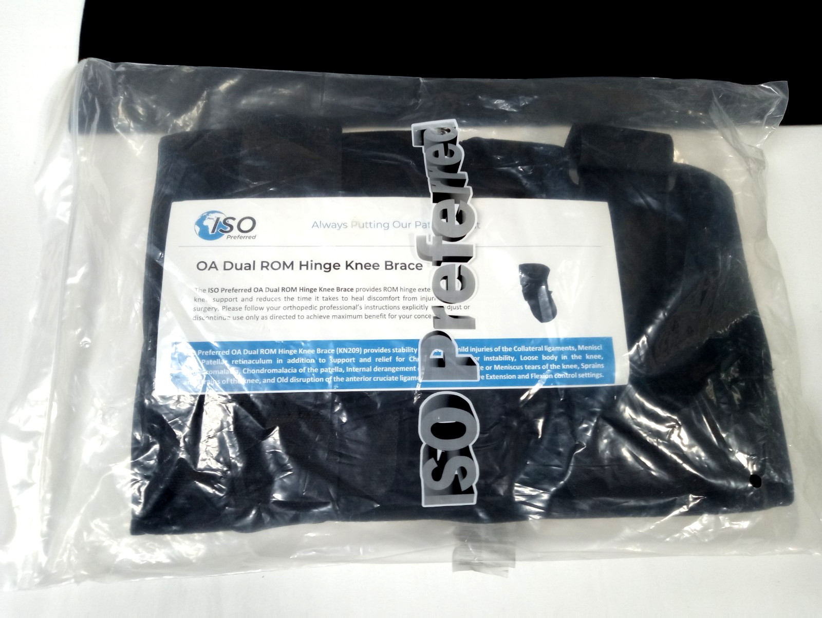 Knee Brace Hinged Universal Dual Rom KN209 ISO Preferred NEW