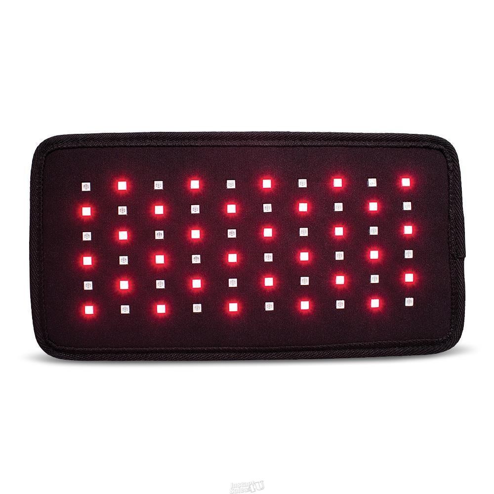 Heated LED Light infrared Therapy Back joint Pain Reliever Heat Wrap Black