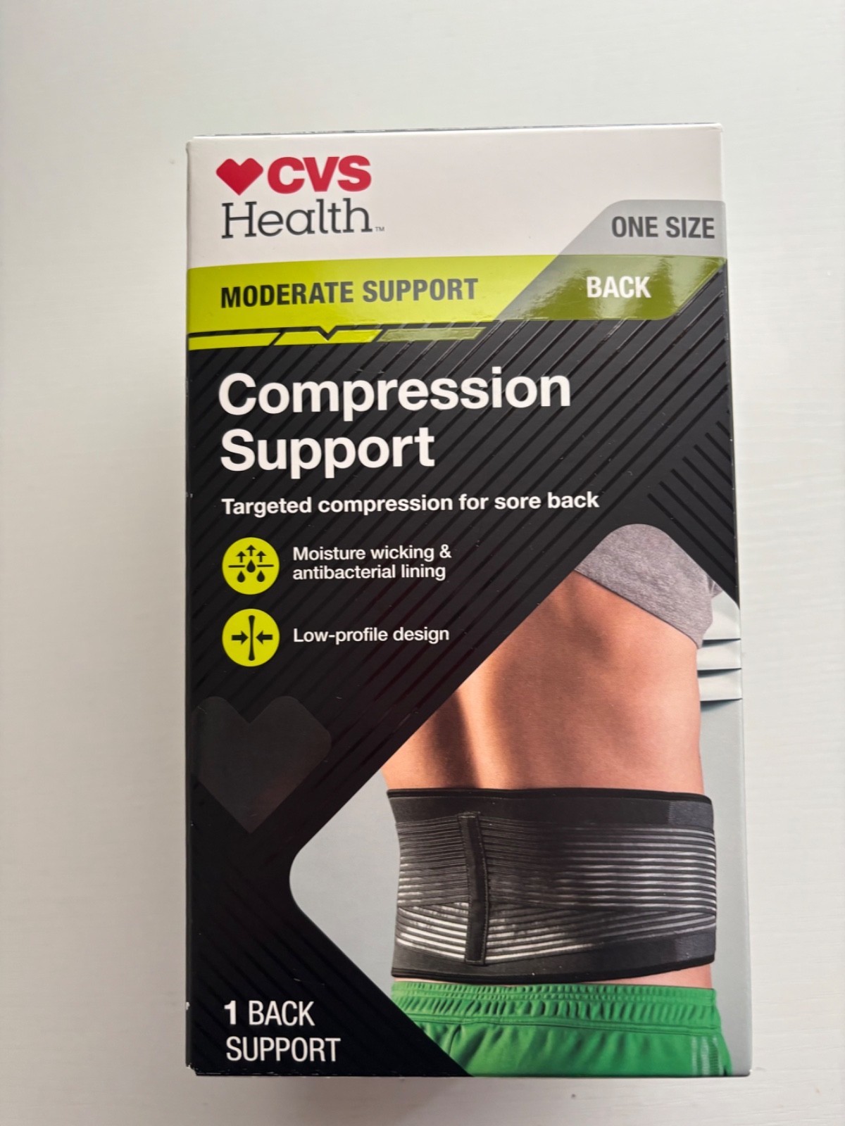 CVS Health Compression Moderate Support Adjustable Back Brace