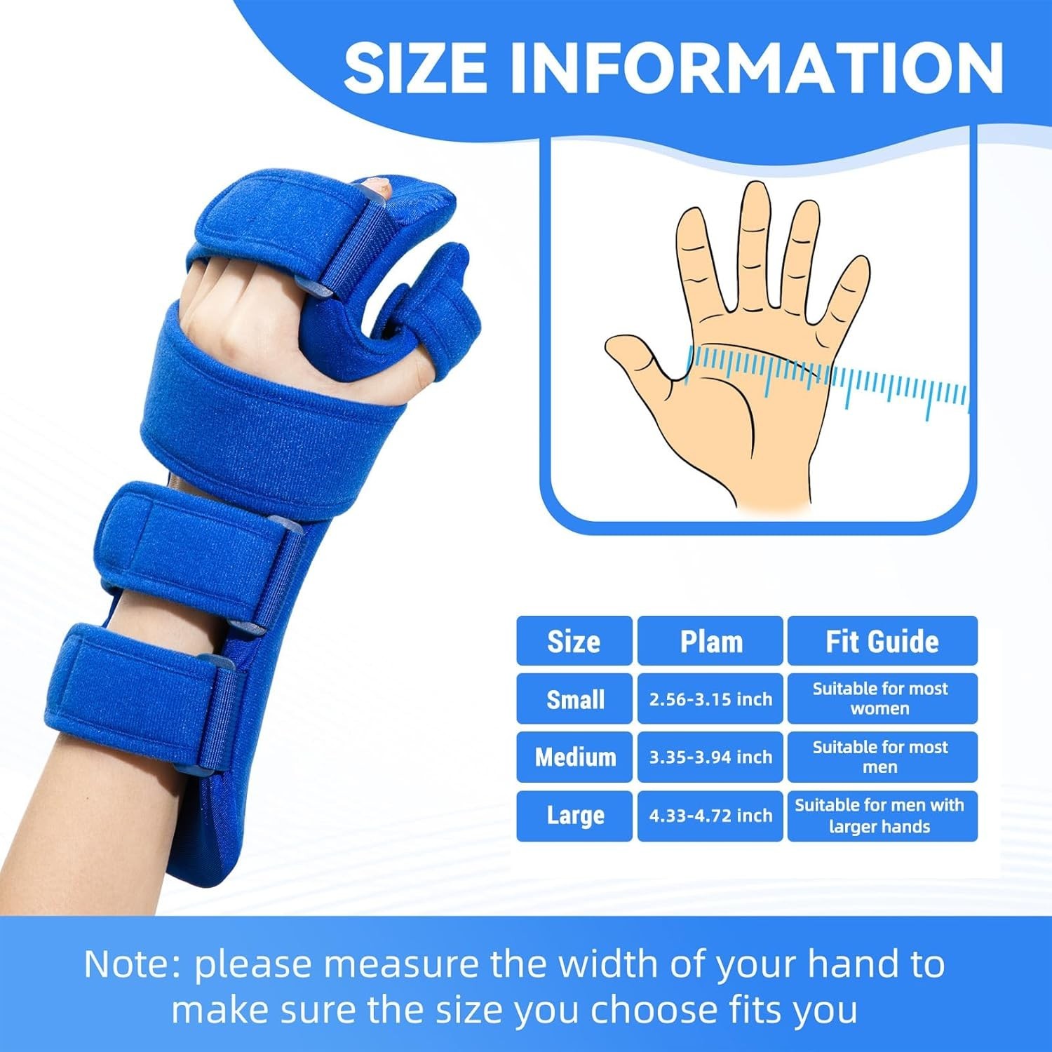 Resting Hand Splint, Stroke Hand Therapy Equipment for Stroke Recovery Patien…