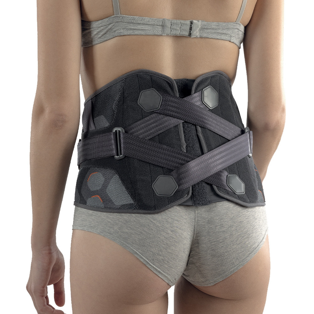 Ro+Ten Lumbar Band Elasticated Corset Lumbopull70 Low Bust Grey