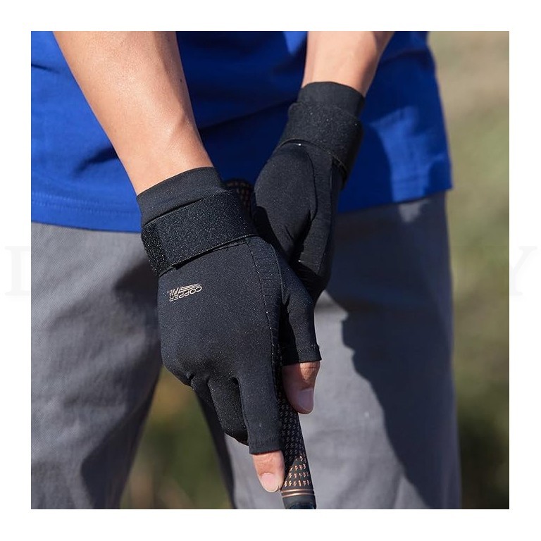Copper Fit Unisex Hand Relief Compression Gloves Large/X-Large Lot of 2 Pairs