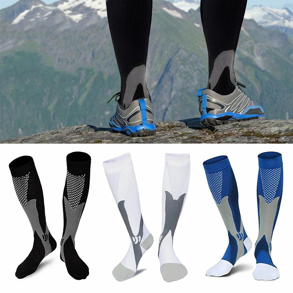 3pcs Compression Socks 20-30mmHg Support Miracle Calf Leg Sport Men Women S~XXL