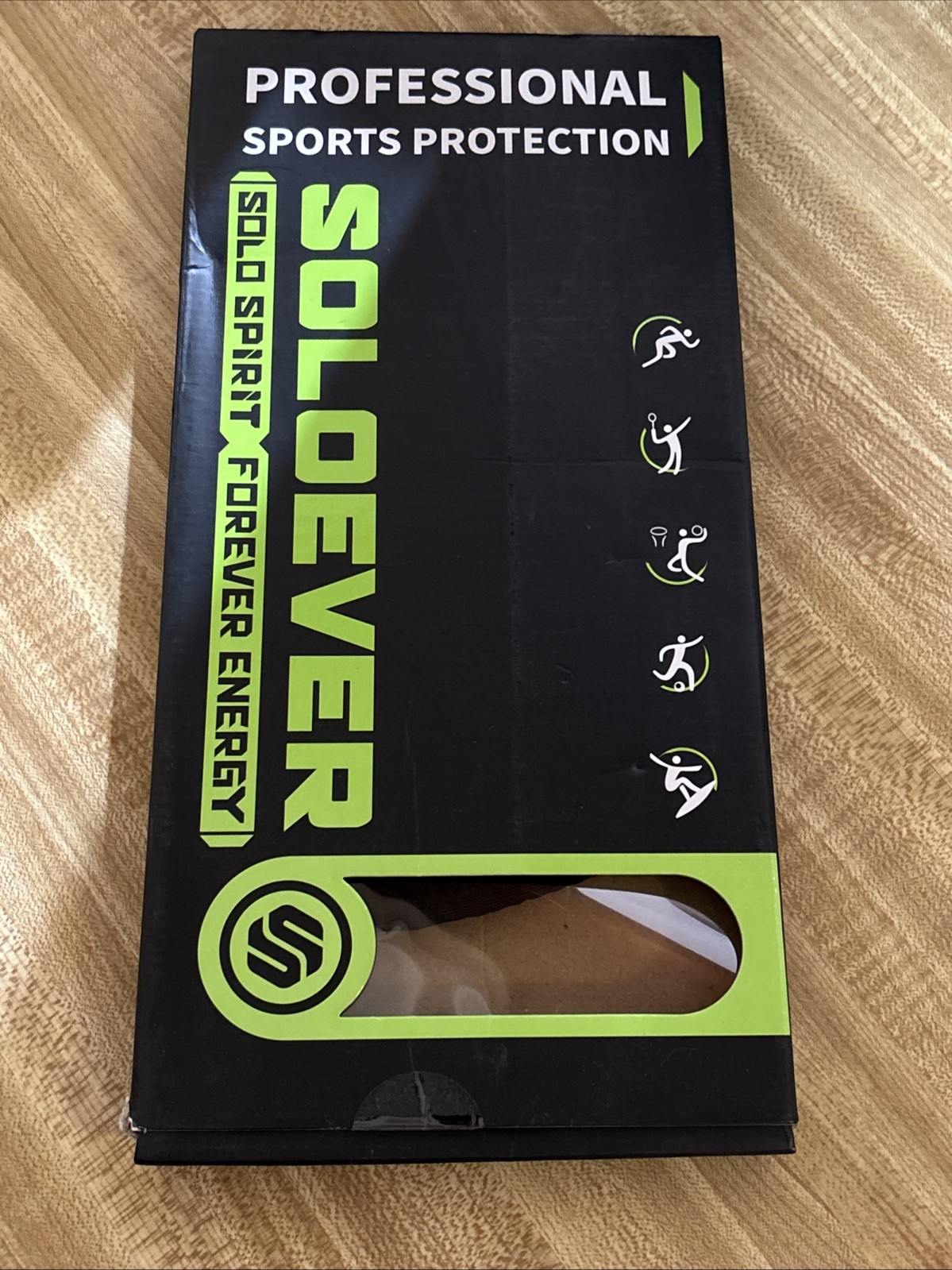 Soloever Professional Sport Protection THIGH Brace Black For Men/woman New #24