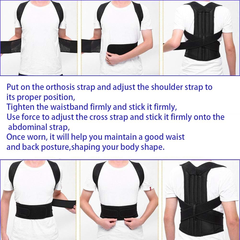 WZLL.SLSP Posture Corrector for Women and Men,for Preventing XX-Large