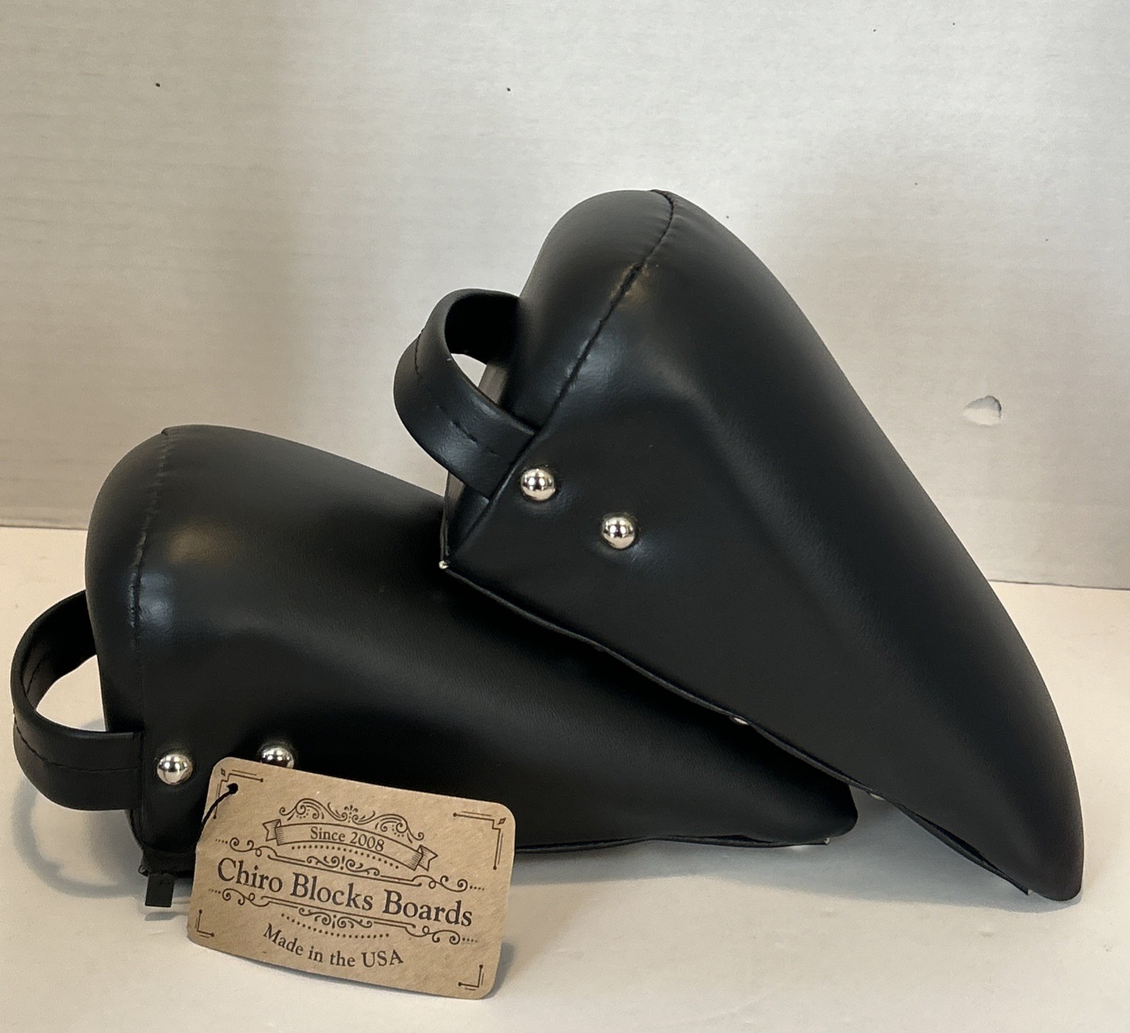Vintage Chiropractic Chiro SOT Pelvic Sacral Blocks Physical Therapy, Black