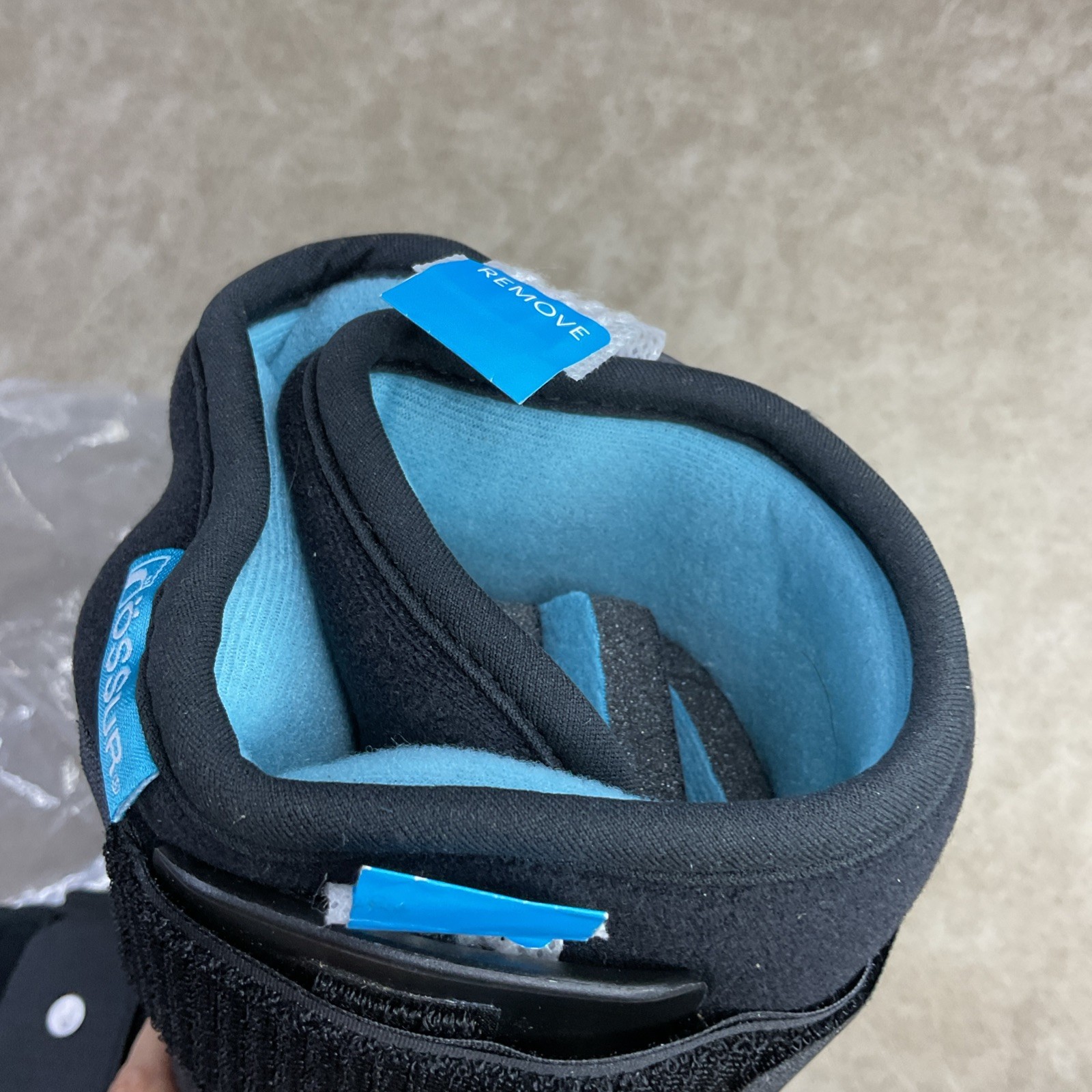 Ossur Boot Air Equalizer Hi-Top Form Fit Walking A-W0400BLK Black NEW