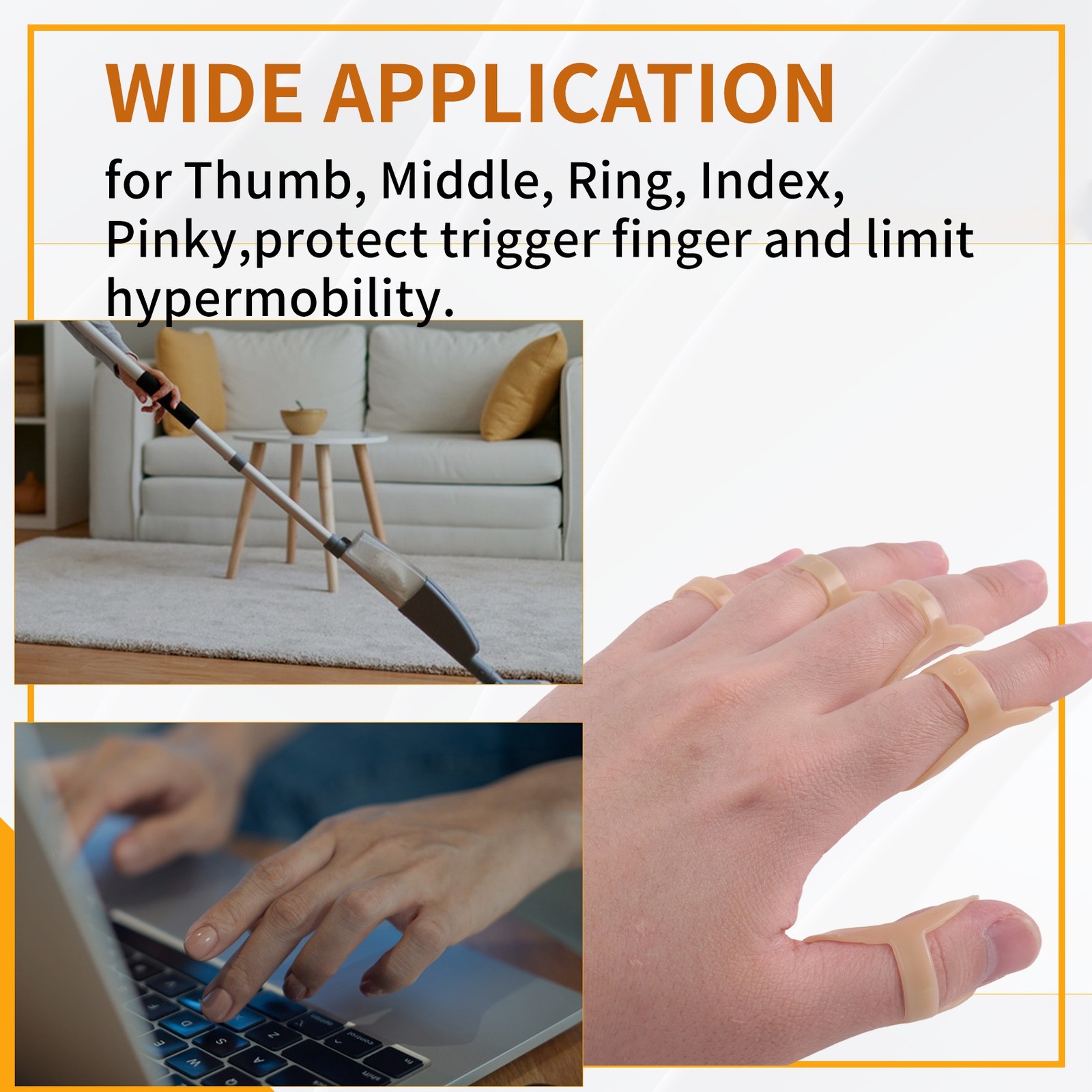 5 PCS Trigger Finger Splint, Support and for Arthritis, Finger3381