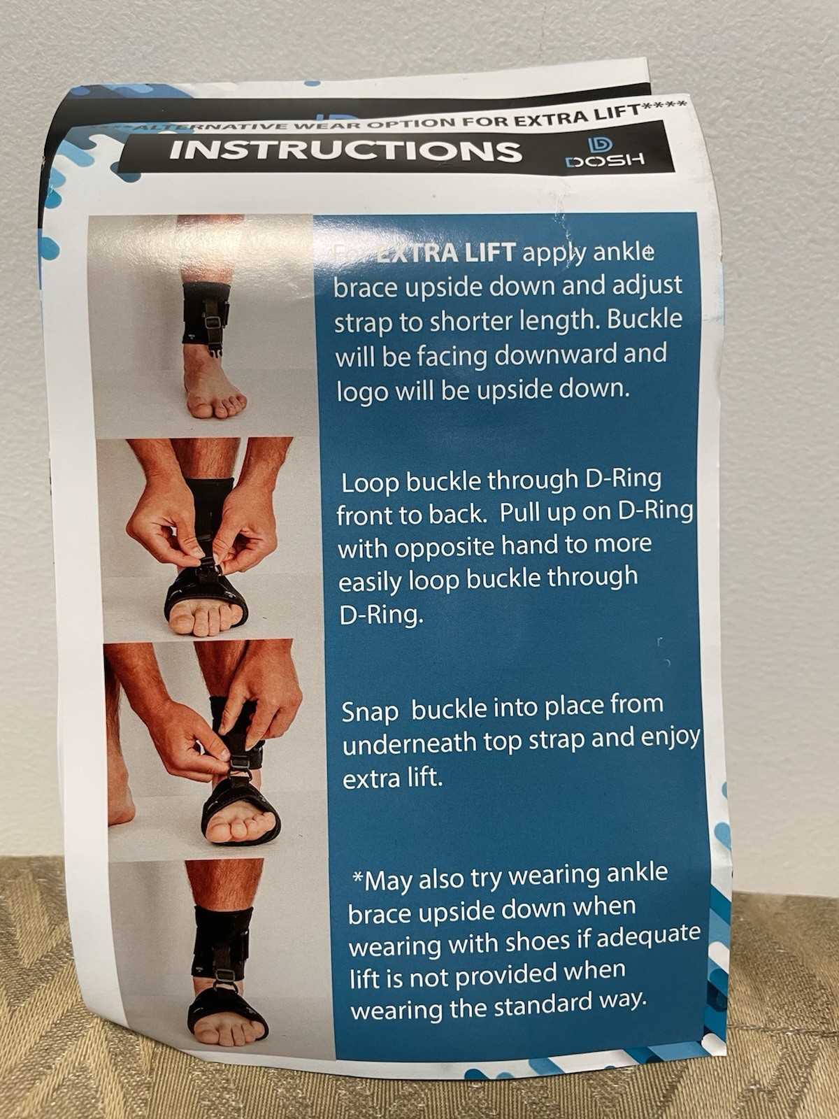 DOSH Soft AFO Foot Drop Brace