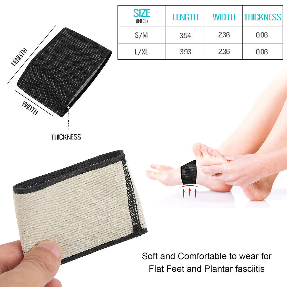 Ankle Brace Support Compression Sleeve Pain Relief Plantar Fasciitis Foot Wrap