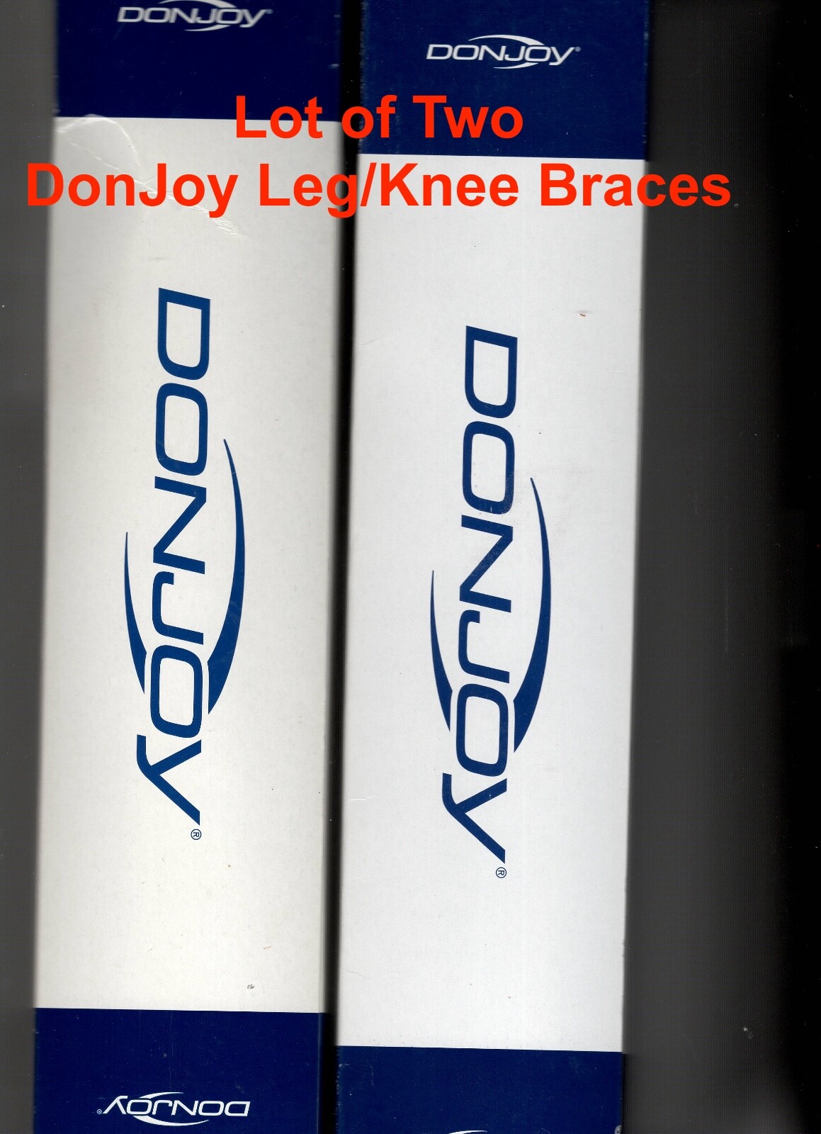 TWO DonJoy Neoprene Knee Braces Left Right Youth Lot of 2 Don Joy XS