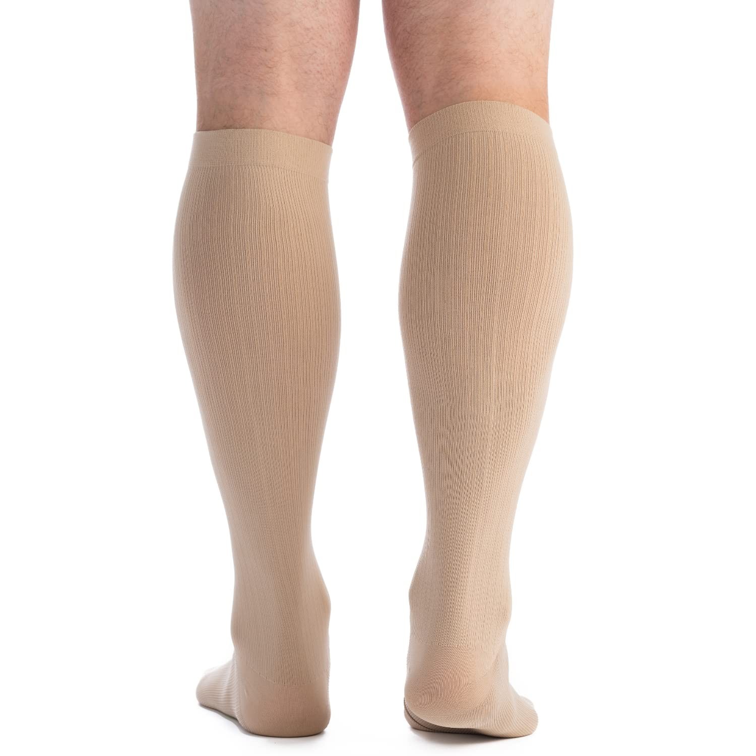Mens USA Made Knee High 8-15 mmHg Graduated Compression Socks Mild Pressure
