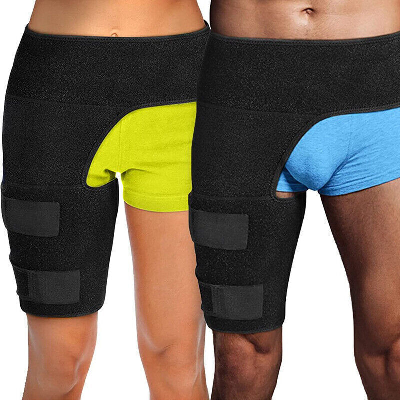 Compression Strap Hip Brace Sciatica Groin Pain Relief Thigh Support Wrap Unisex