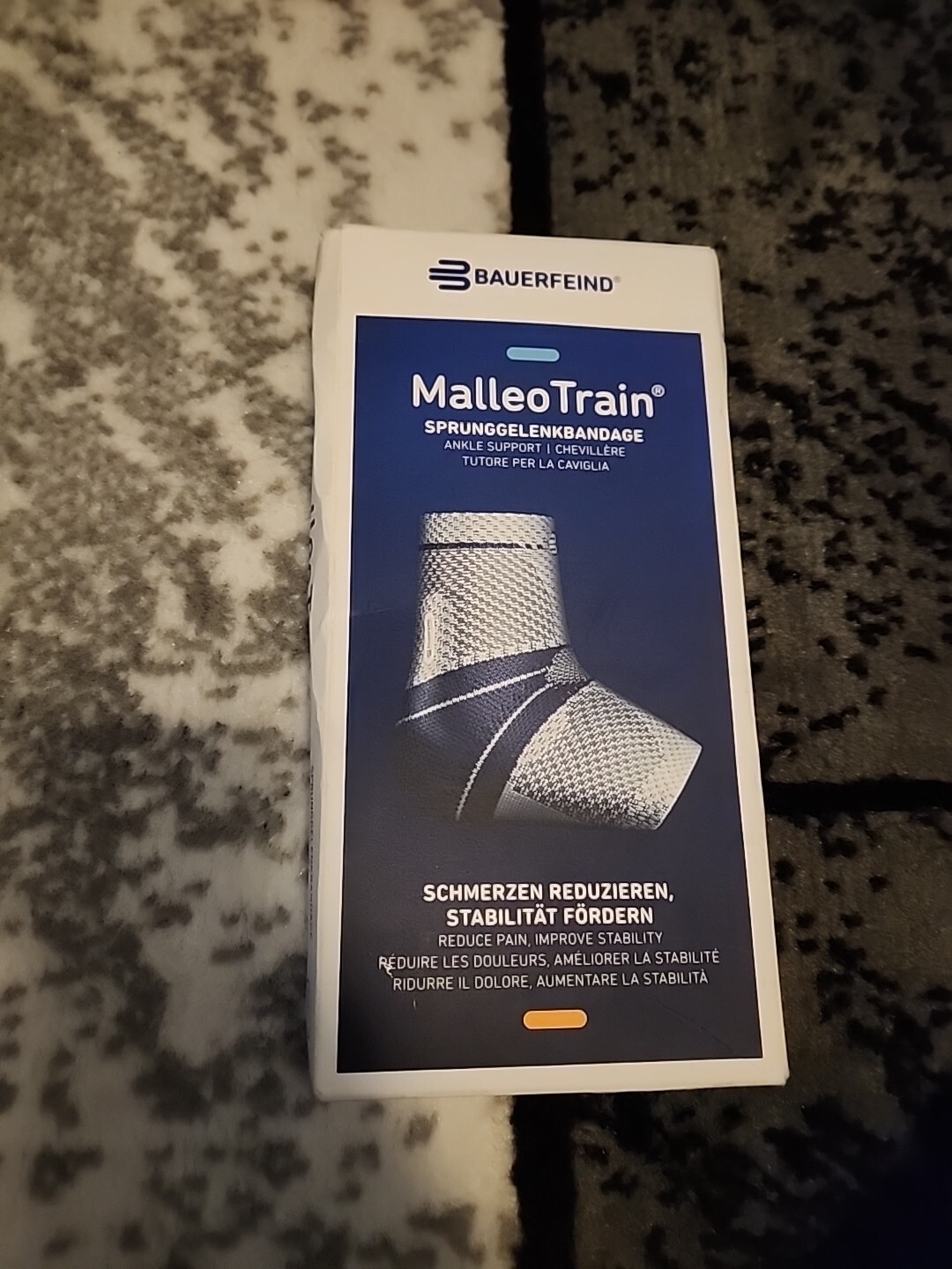 Ankle Bandage Bauerfeind Malleotrain Right Brace Ankle Support Size 6 NEW Sprung