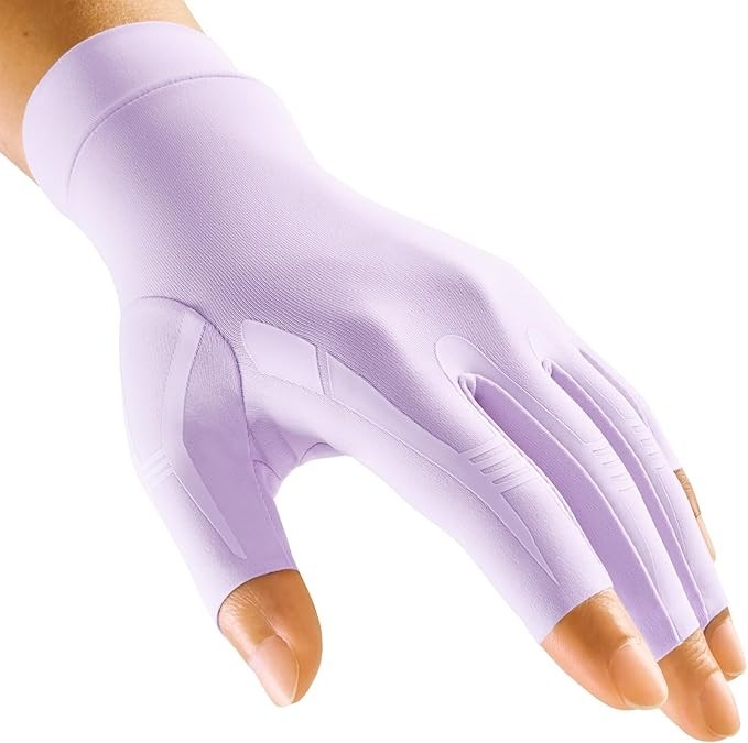 Compression Arthritis Gloves Fingerless Hand Support for Carpal Tunnel Relief
