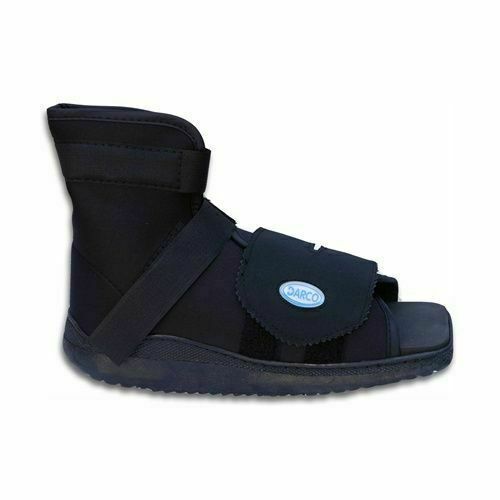 DARCO SLIMLINE CAST BOOT Shoe Black Square Toe ALL SIZES Post-Op [Medical Boot]