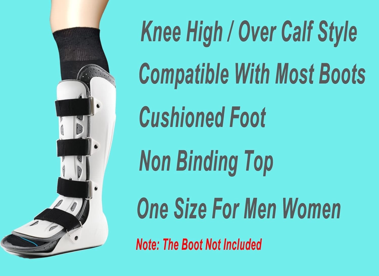 Walking Boot Socks Replacement Sock Liner for Orthopedic Walker Brace,Tube So…