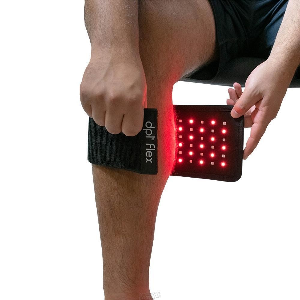 Heated LED Light infrared Therapy Back joint Pain Reliever Heat Wrap Black