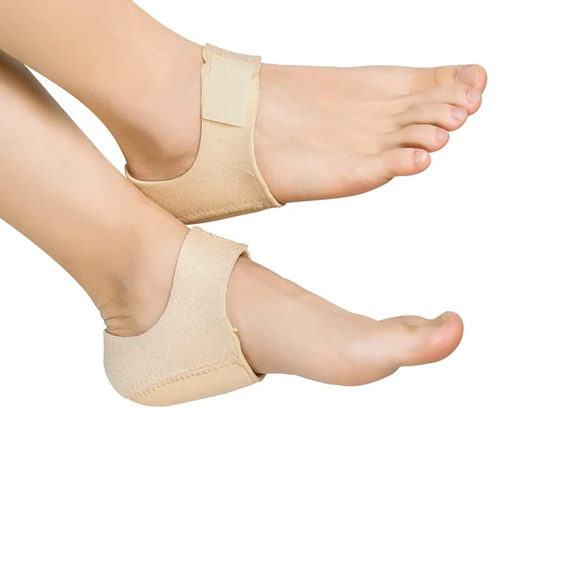 1 Pair Gel Heel Cushion Socks Skin Care Heel Cups Pads Protector Sleeves for Foo
