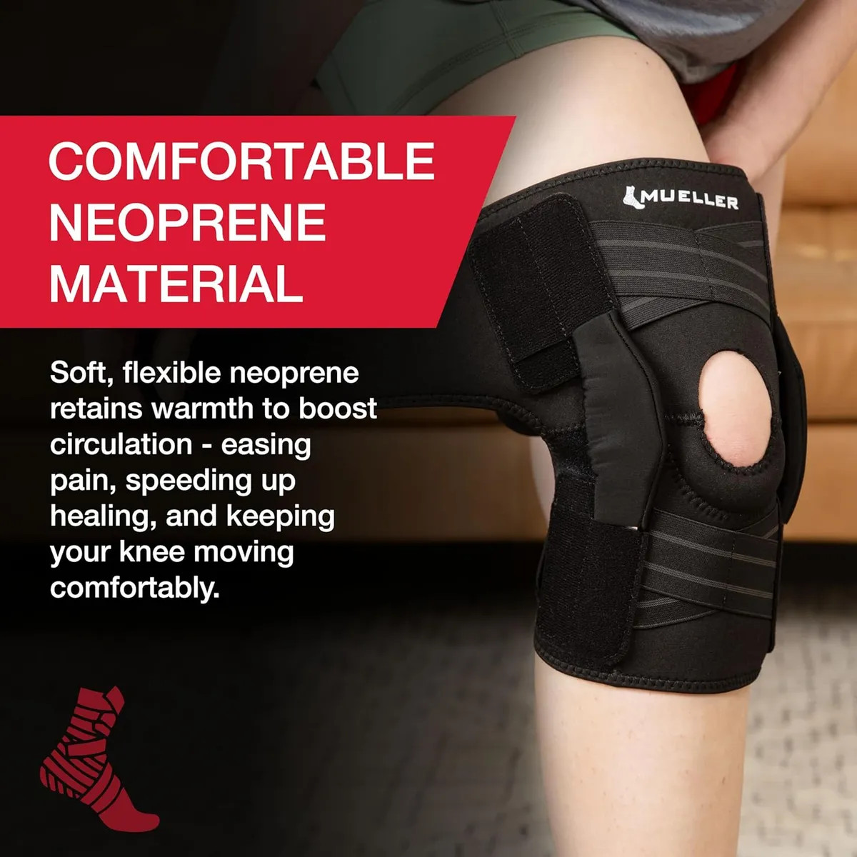 Mueller Self-Adjusting™ Hinged Knee Brace
