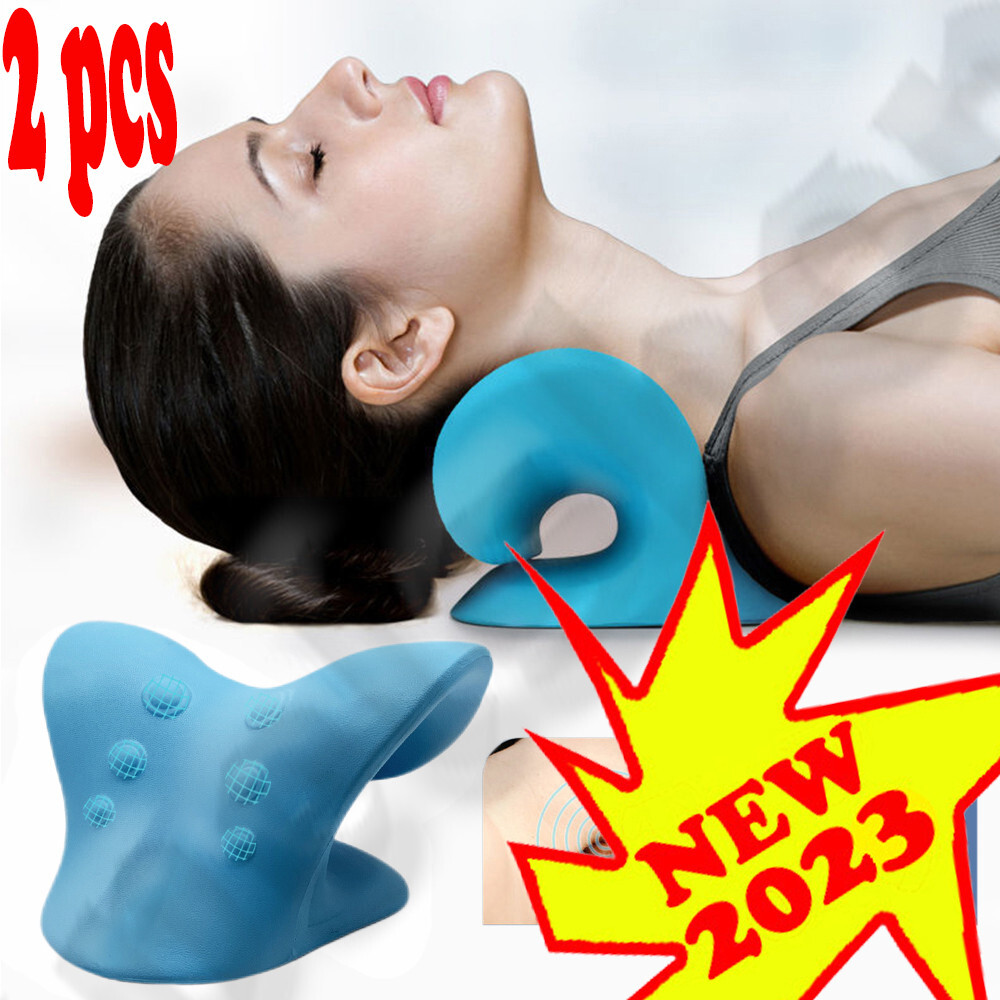 2 Neck Shoulder Stretcher Relaxer Cervical Chiropractic for pain relief Cervical