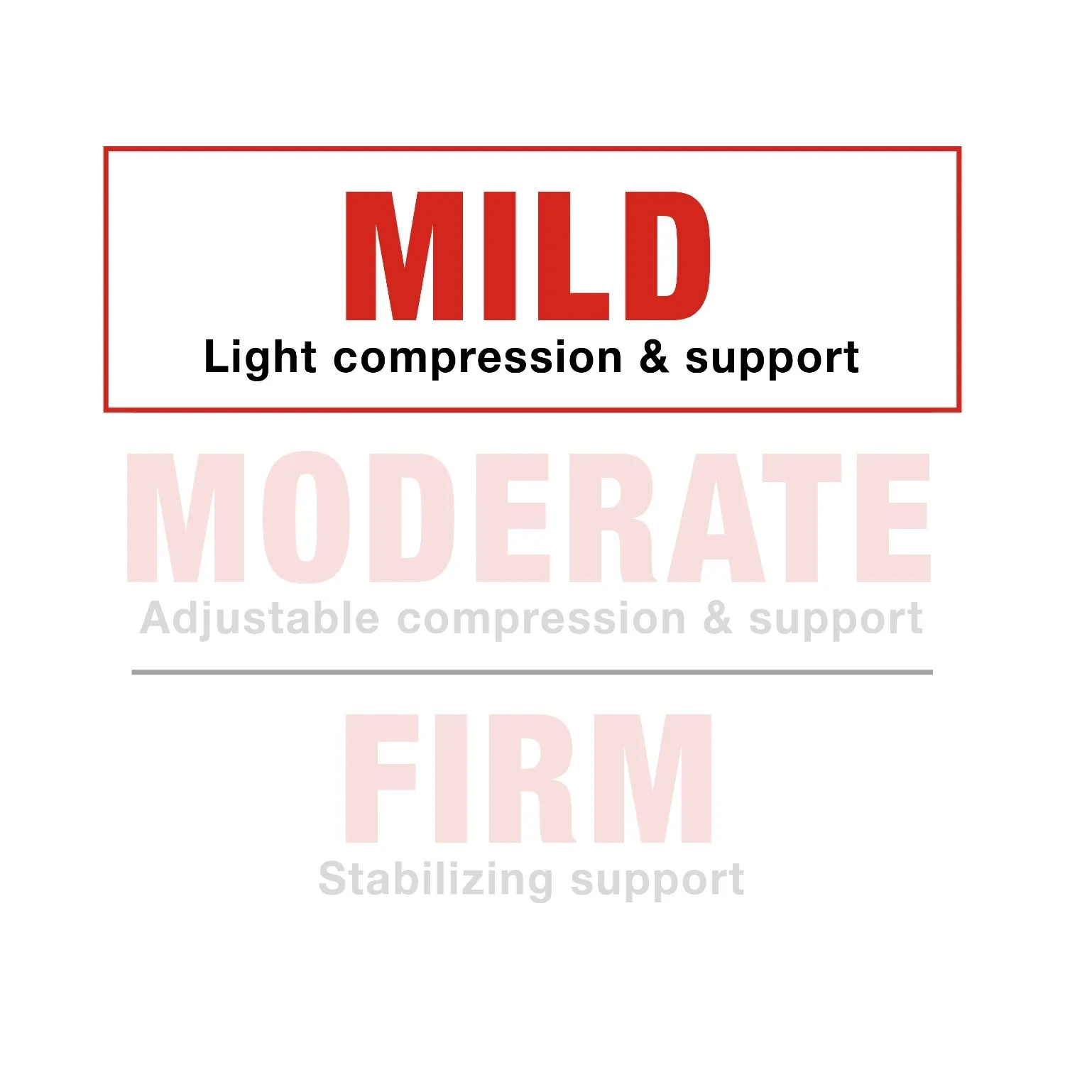 ACE Compression Knee Support, Mild S/M