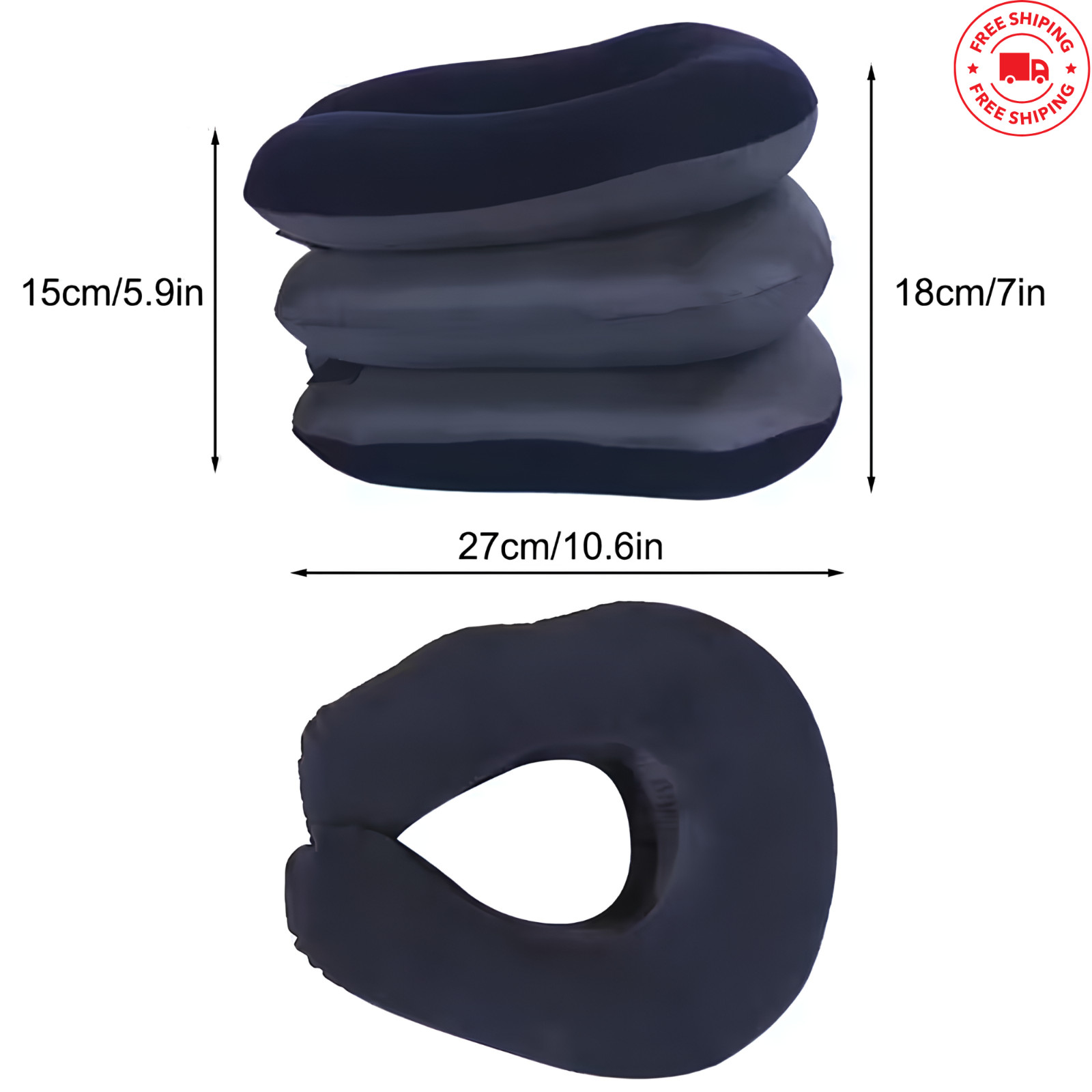 Cervical Neck Traction Device Collar Brace Support Pain Relief Stretcher Therapy