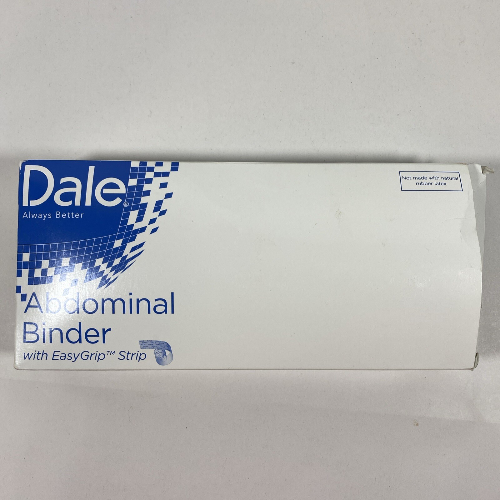 Dale Abdominal Binder 46-62 Inch Waist Circumference 9″ Wide Color White 411