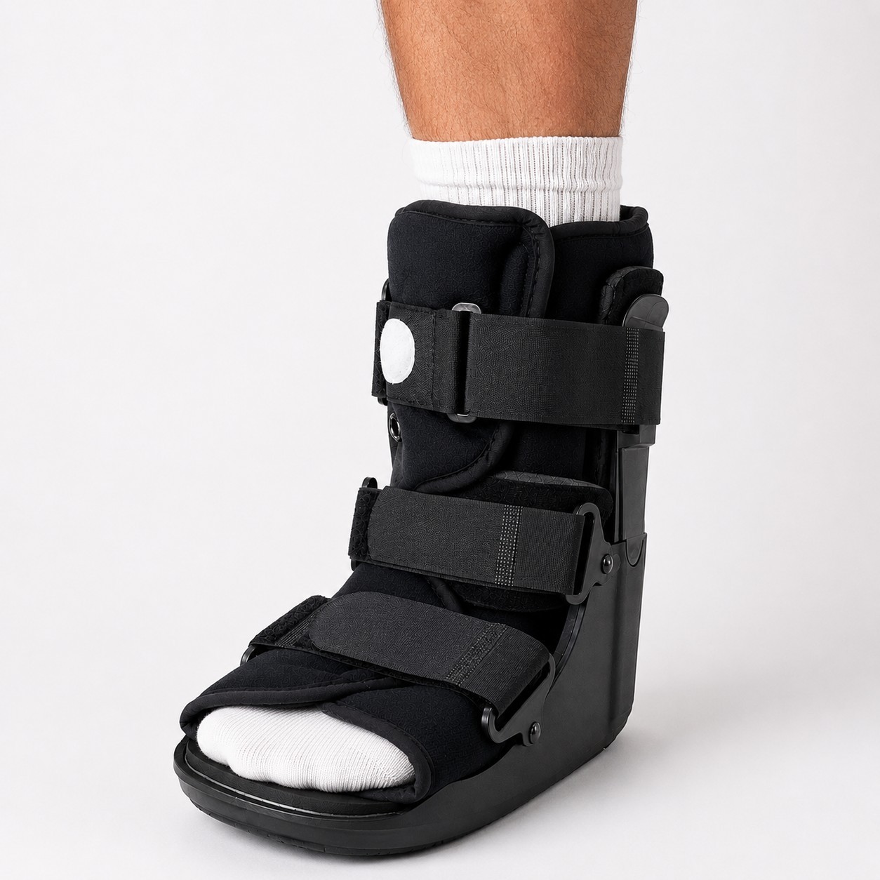 Adjustable Medical Walking Boot Fracture CAM Walker Brace Air Cast Black SMALL