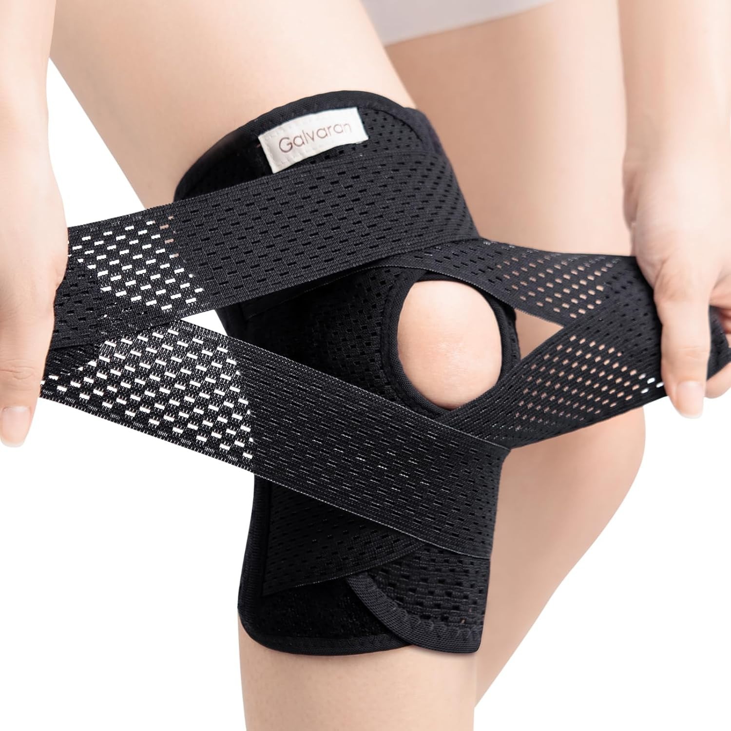 Lightweight Knee Support Brace with Open Patella Design – Injury Recovery Aid